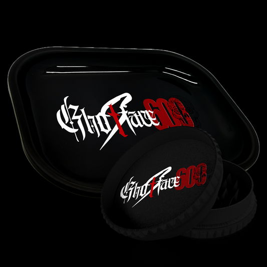 Ghostface600 Smokers Bundle (Rolling Tray and Grinder)